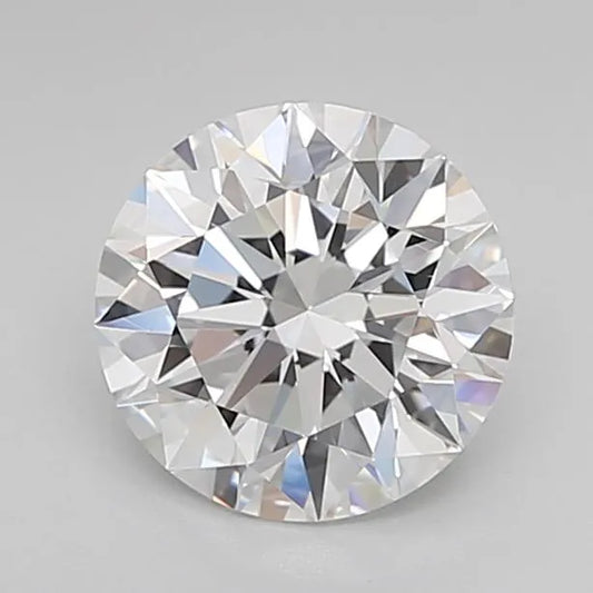3.00ct Round Lab Grown Diamond (Colour G, Clarity VS2, Cut ID, IGI Certified)