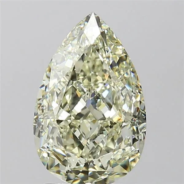 3.01ct Pear Natural Diamond (Colour Fancy Light Green, Clarity VS1, GIA Certified)