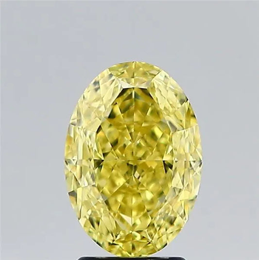 3.02ct Oval Natural Diamond (Colour Other, Clarity IF, GIA Certified)