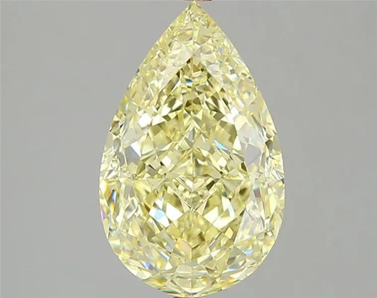 3.02ct Pear Natural Diamond (Colour Fancy Yellow, Clarity VVS1, GIA Certified)