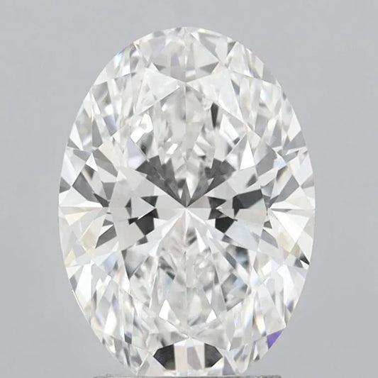3.04ct Oval Lab Grown Diamond (Colour F, Clarity VVS2, IGI Certified)