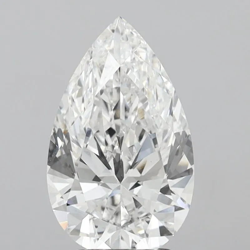 3.04ct Pear Lab Grown Diamond (Colour E, Clarity VVS2, IGI Certified)