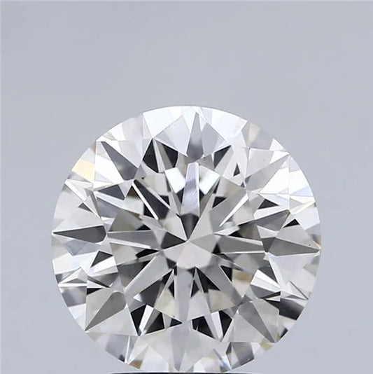 3.04ct Round Lab Grown Diamond (Colour H, Clarity VS2, Cut VG, IGI Certified)