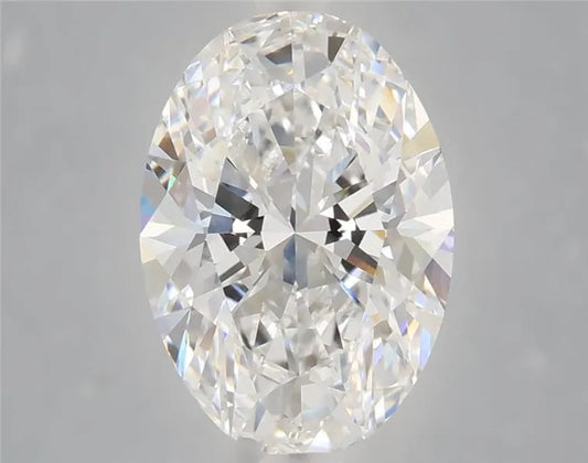3.05ct Oval Lab Grown Diamond (Colour E, Clarity VVS1, IGI Certified)