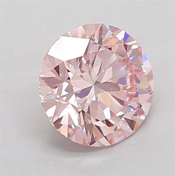 3.05ct Round Lab Grown Diamond (Colour Fancy Intense Pink, Clarity VS1, Cut ID, IGI Certified)