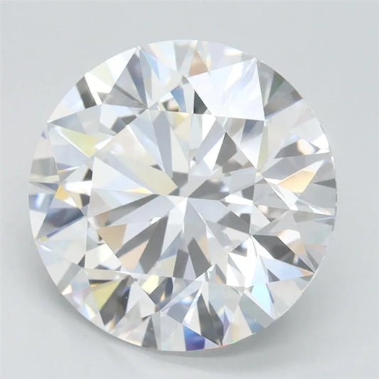 3.07ct Round Lab Grown Diamond (Colour D, Clarity IF, Cut ID, IGI Certified)