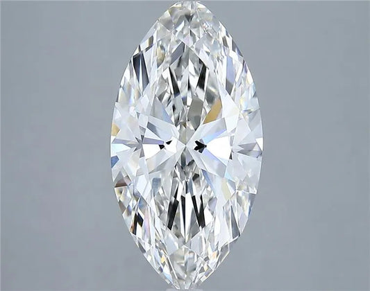 3.53ct Marquise Lab Grown Diamond (Colour F, Clarity VVS2, IGI Certified)