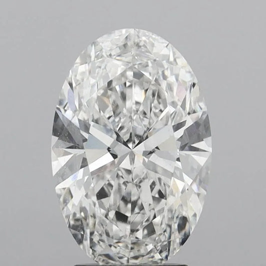 3.53ct Oval Lab Grown Diamond (Colour F, Clarity VVS2, IGI Certified)