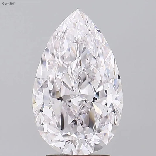 3.63ct Pear Natural Diamond (Colour Faint Pink, Clarity IF, GIA Certified)