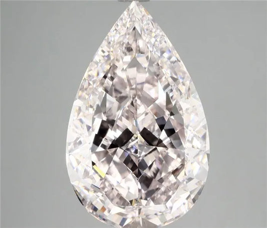 3.69ct Pear Natural Diamond (Colour Light Pink, Clarity VVS1, GIA Certified)