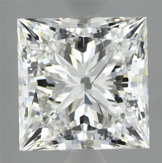 3.74ct Princess Lab Grown Diamond (Colour E, Clarity IF, IGI Certified)