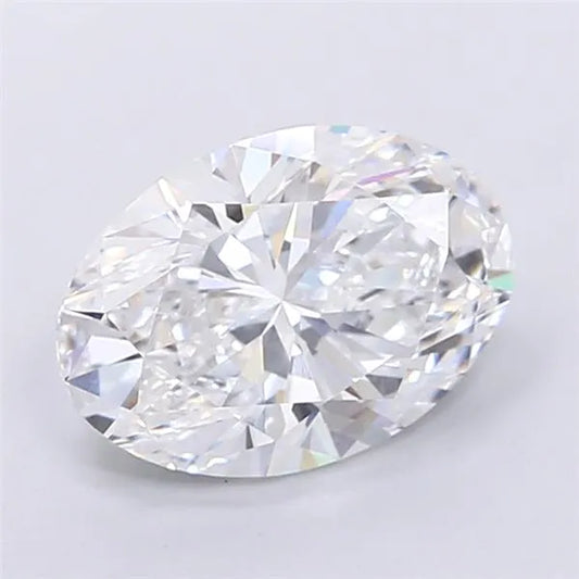 3.91ct Oval Lab Grown Diamond (Colour D, Clarity VVS2, IGI Certified)