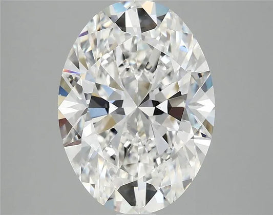 4.00ct Oval Lab Grown Diamond (Colour E, Clarity VVS2, IGI Certified)