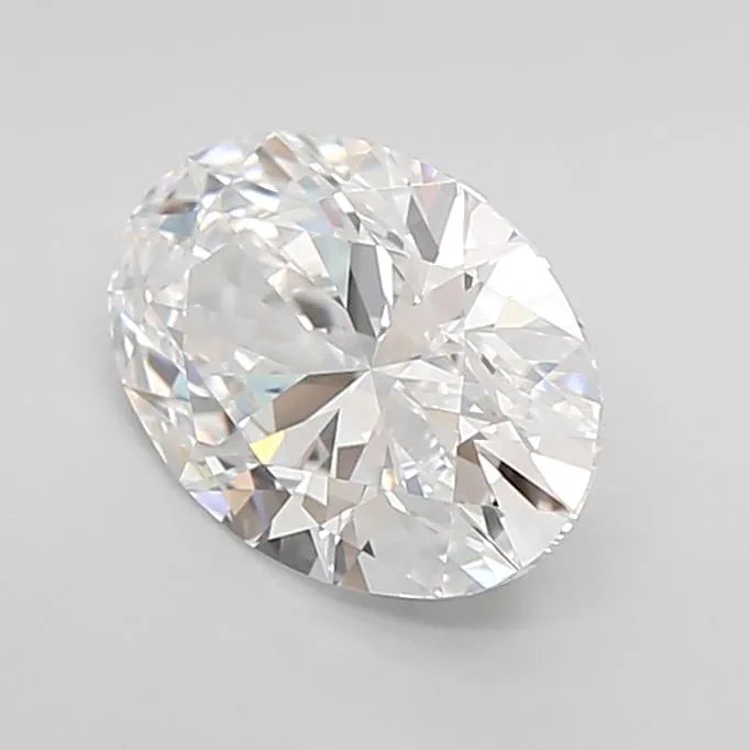 4.05ct Oval Lab Grown Diamond (Colour H, Clarity VVS2, IGI Certified)