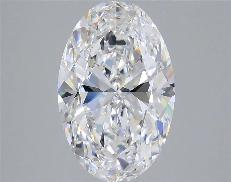 4.06ct Oval Lab Grown Diamond (Colour D, Clarity VVS2, IGI Certified)