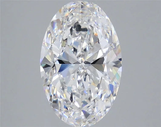 4.06ct Oval Lab Grown Diamond (Colour D, Clarity VVS2, IGI Certified)