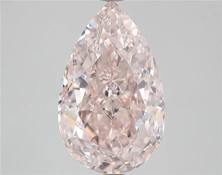 4.06ct Pear Natural Diamond (Colour Fancy Light Pink, Clarity VVS1, GIA Certified)