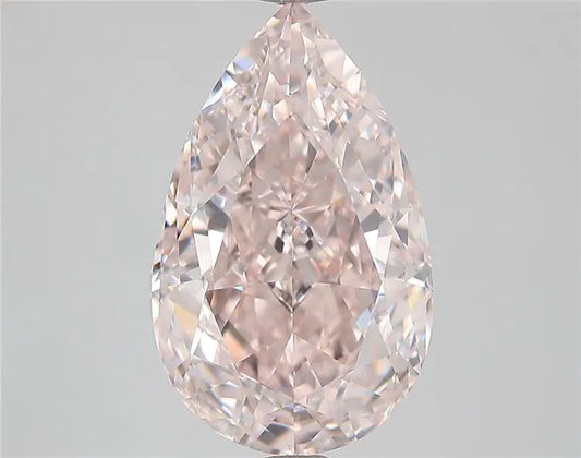 4.06ct Pear Natural Diamond (Colour Fancy Light Pink, Clarity VVS1, GIA Certified)