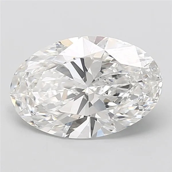 4.09ct Oval Lab Grown Diamond (Colour D, Clarity VS1, IGI Certified)