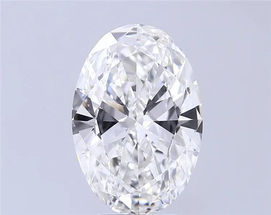 4.53ct Oval Lab Grown Diamond (Colour E, Clarity VVS1, IGI Certified)
