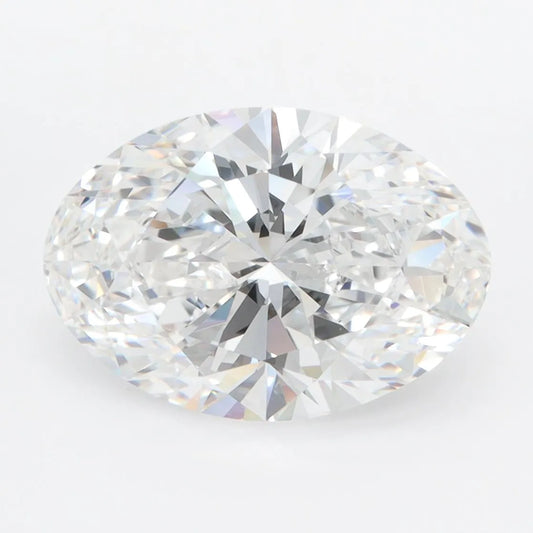 4.67ct Oval Lab Grown Diamond (Colour E, Clarity VVS1, IGI Certified)