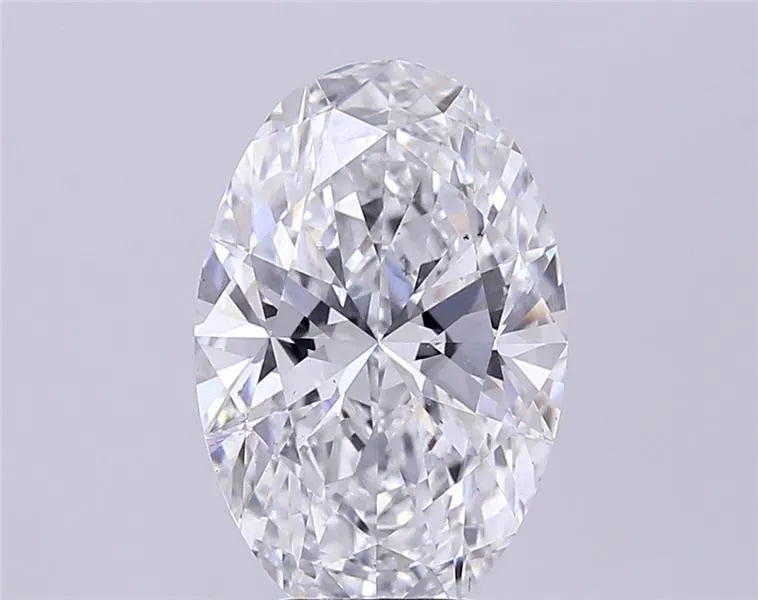 5.00ct Oval Lab Grown Diamond (Colour E, Clarity VS2, IGI Certified)