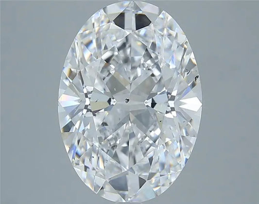 5.01ct Oval Natural Diamond (Colour D, Clarity SI1, Cut EX, GIA Certified)