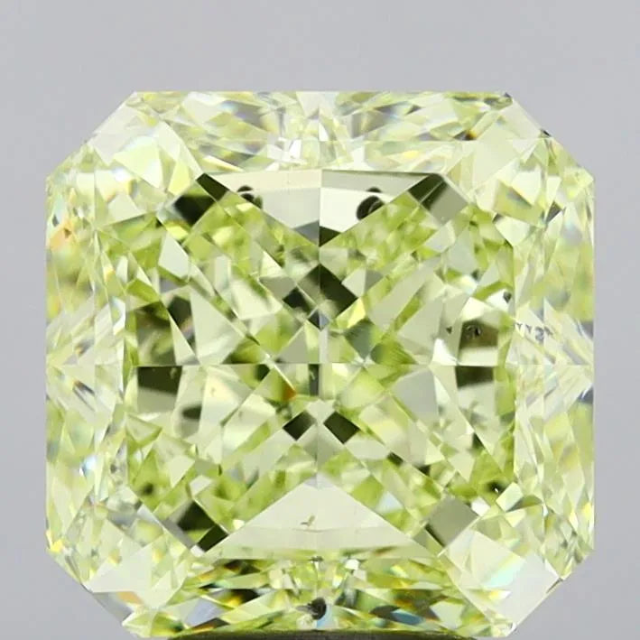 5.01ct Radiant Natural Diamond (Colour Fancy Green, Clarity SI2, GIA Certified)