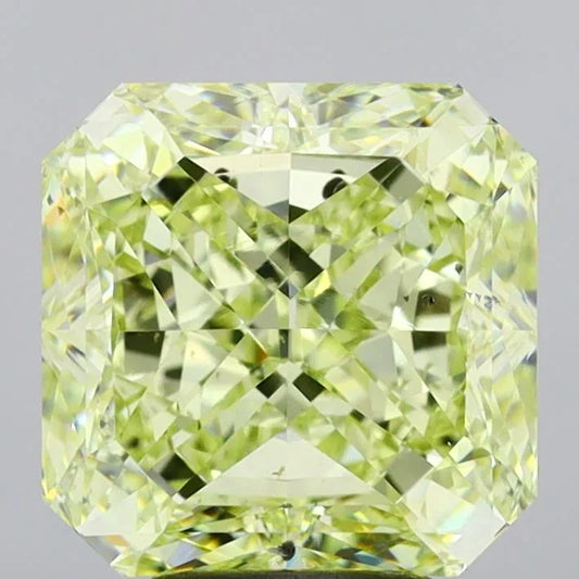 5.01ct Radiant Natural Diamond (Colour Fancy Green, Clarity SI2, GIA Certified)
