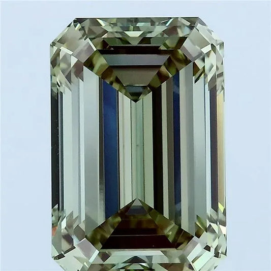 5.03ct Emerald Lab Grown Diamond (Colour Fancy Vivid Green, Clarity VVS1, IGI Certified)