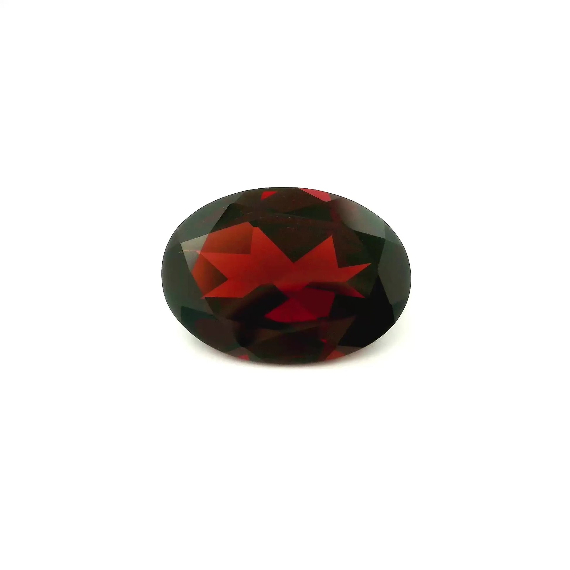 5.77ct Oval Natural Garnet (Colour Red, Clarity Slightly Included, Cut Faceted)