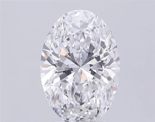 6.07ct Oval Lab Grown Diamond (Colour F, Clarity VVS2, IGI Certified)