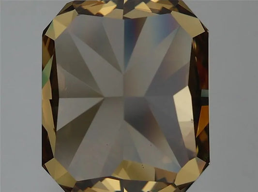 7.53ct Radiant Natural Diamond (Colour Fancy Dark Yellowish Brown, Clarity VS1, GIA Certified)