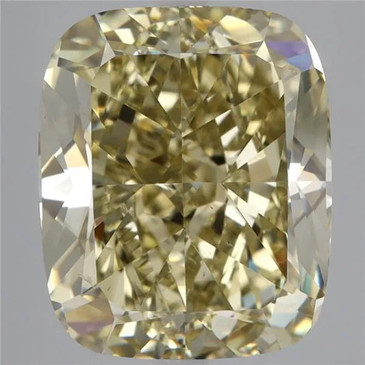 8.17ct Cushion brilliant Natural Diamond (Colour Fancy Brownish Yellow, Clarity VS2, GIA Certified)