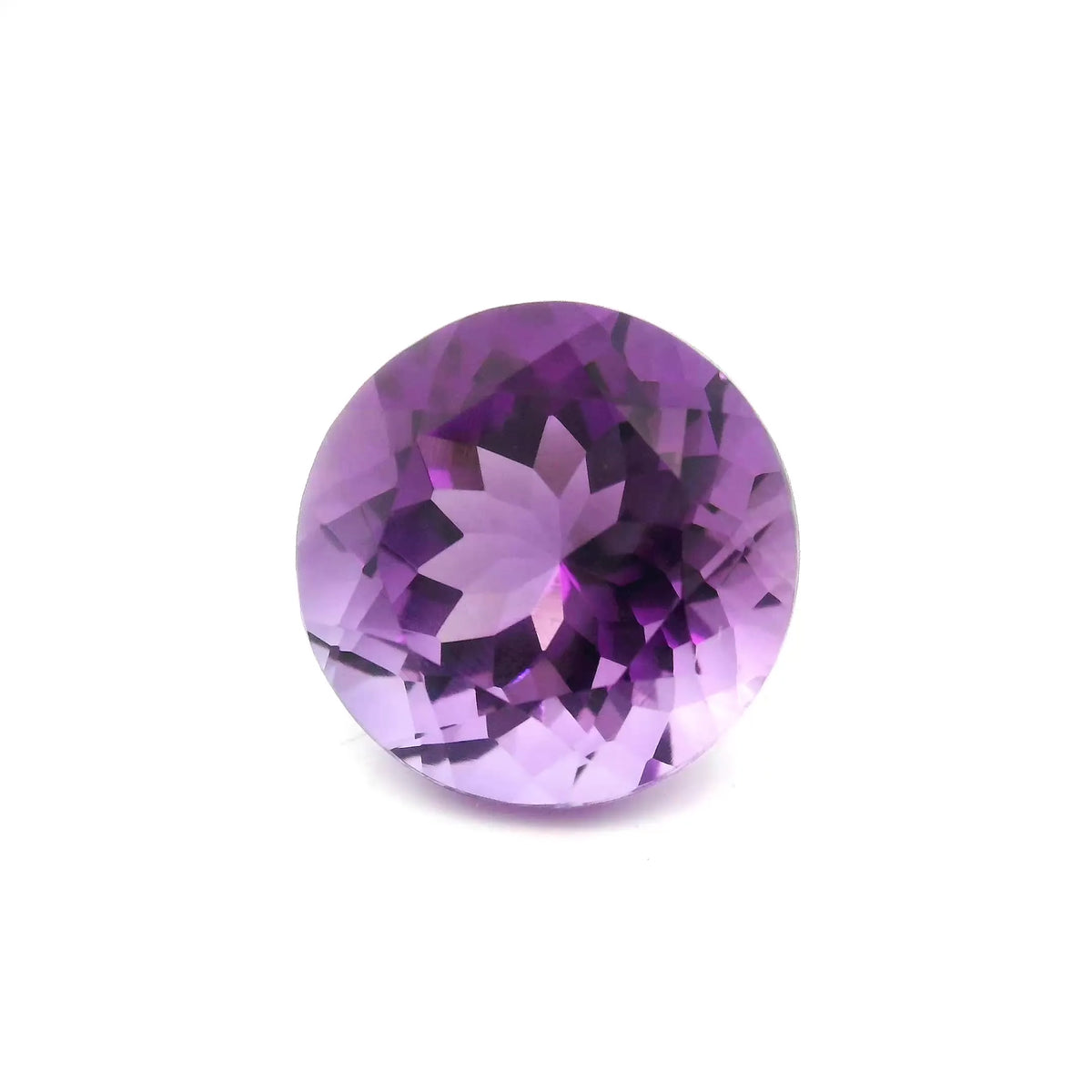 9.90ct Round Natural Amethyst (Colour Purple, Clarity Eye Clean, Cut Faceted)