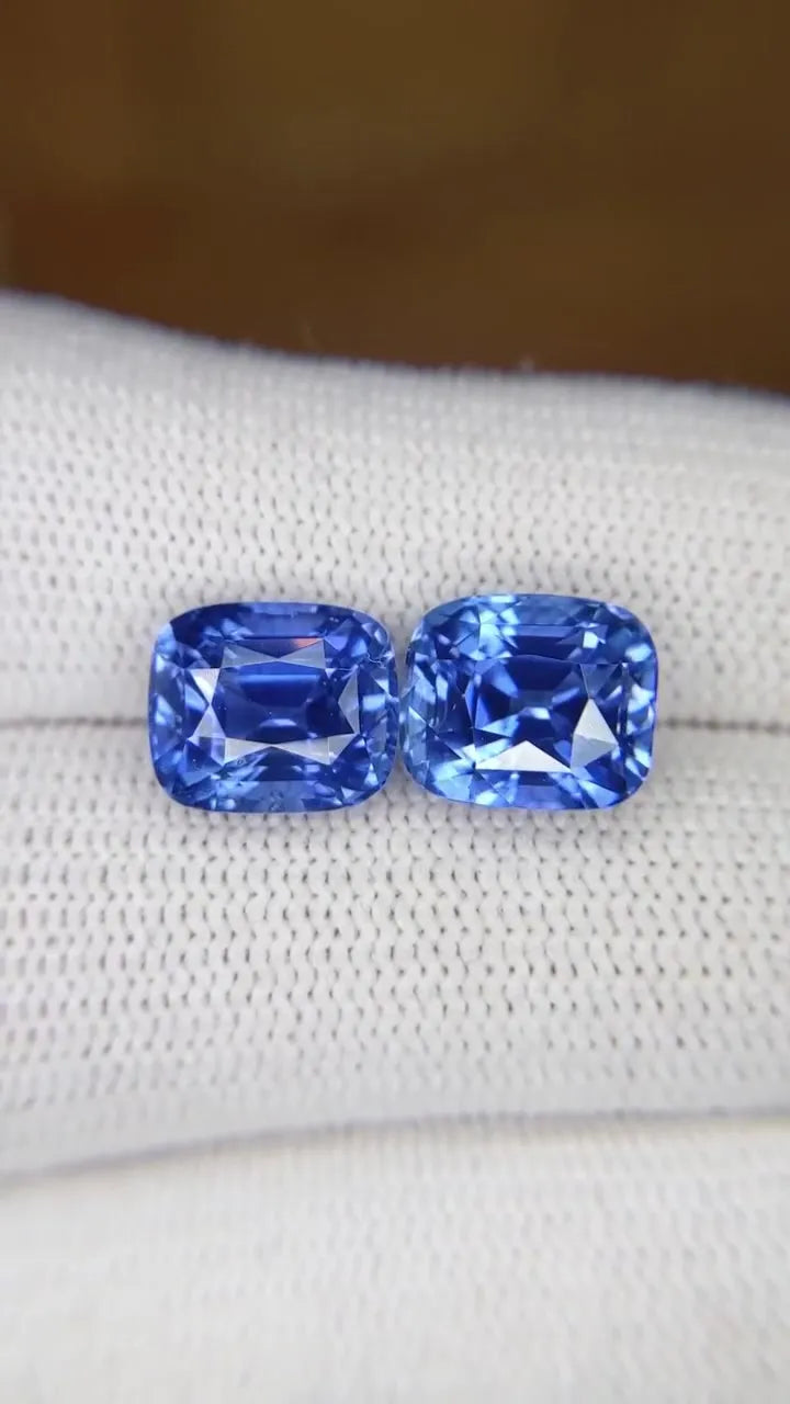 9.95ct Cushion Natural Sapphire (Colour Blue, Clarity Eye Clean, Cut Faceted)