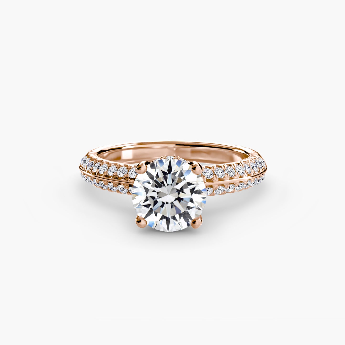 Pierścionek zaręczynowy Solitaire with Pavé - oprawa