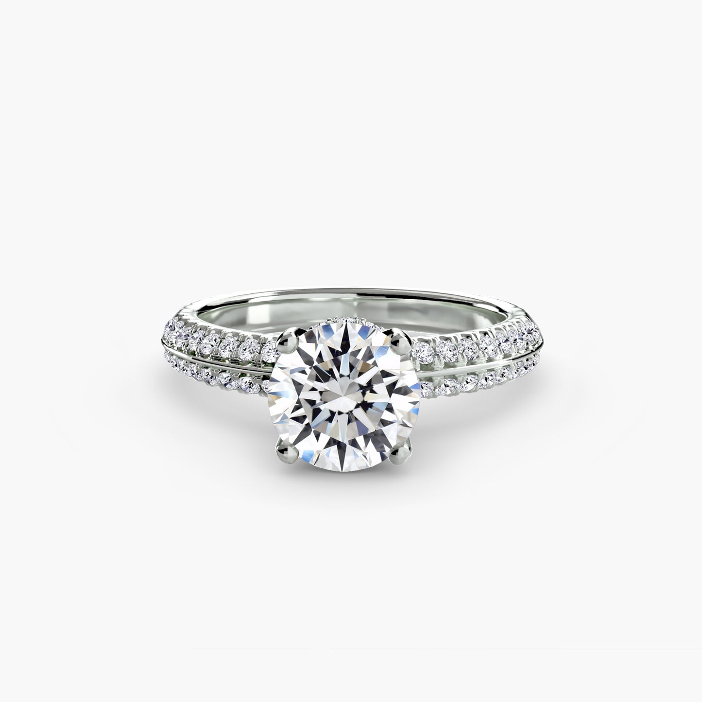 Pierścionek zaręczynowy Solitaire with Pavé - oprawa