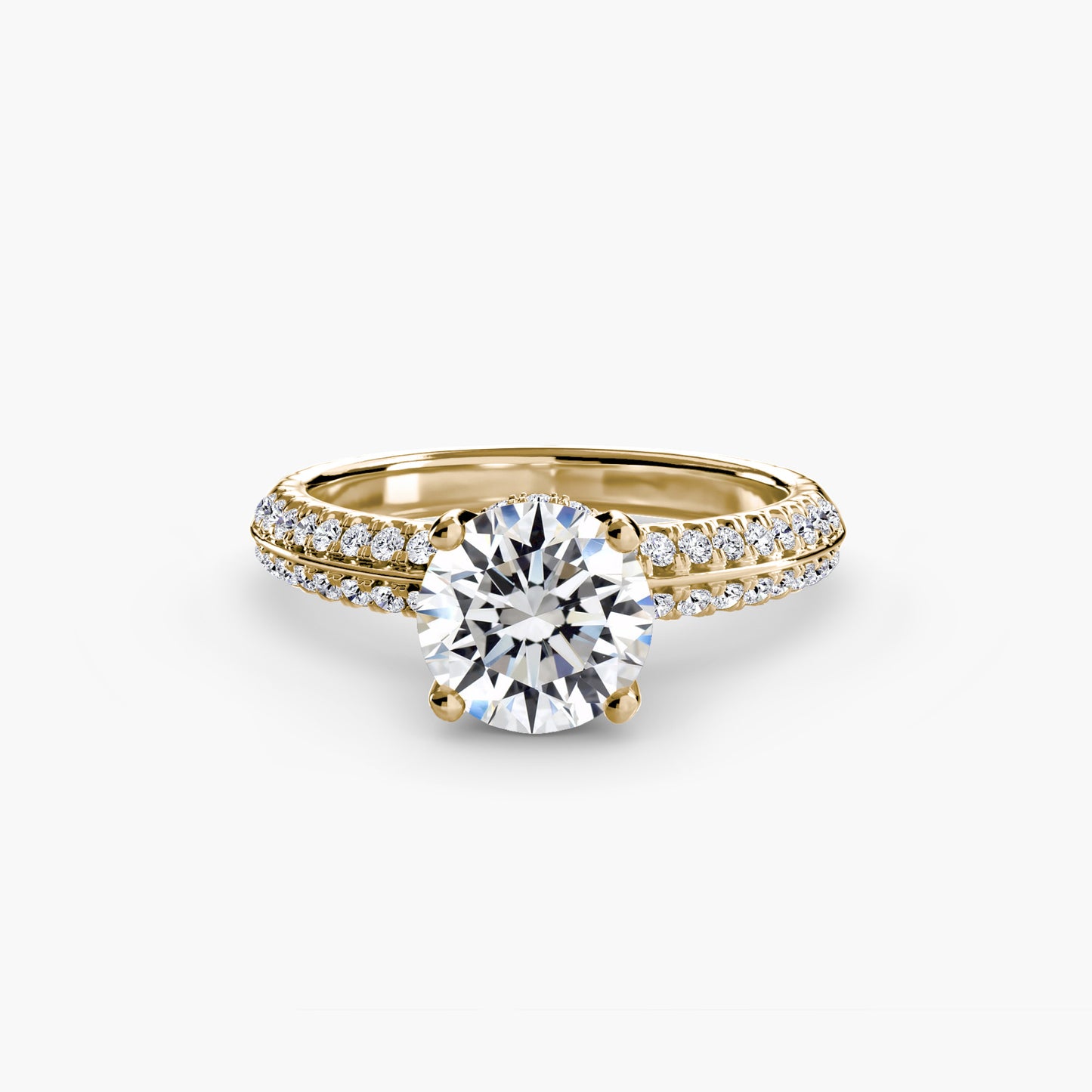 Pierścionek zaręczynowy Solitaire with Pavé - oprawa