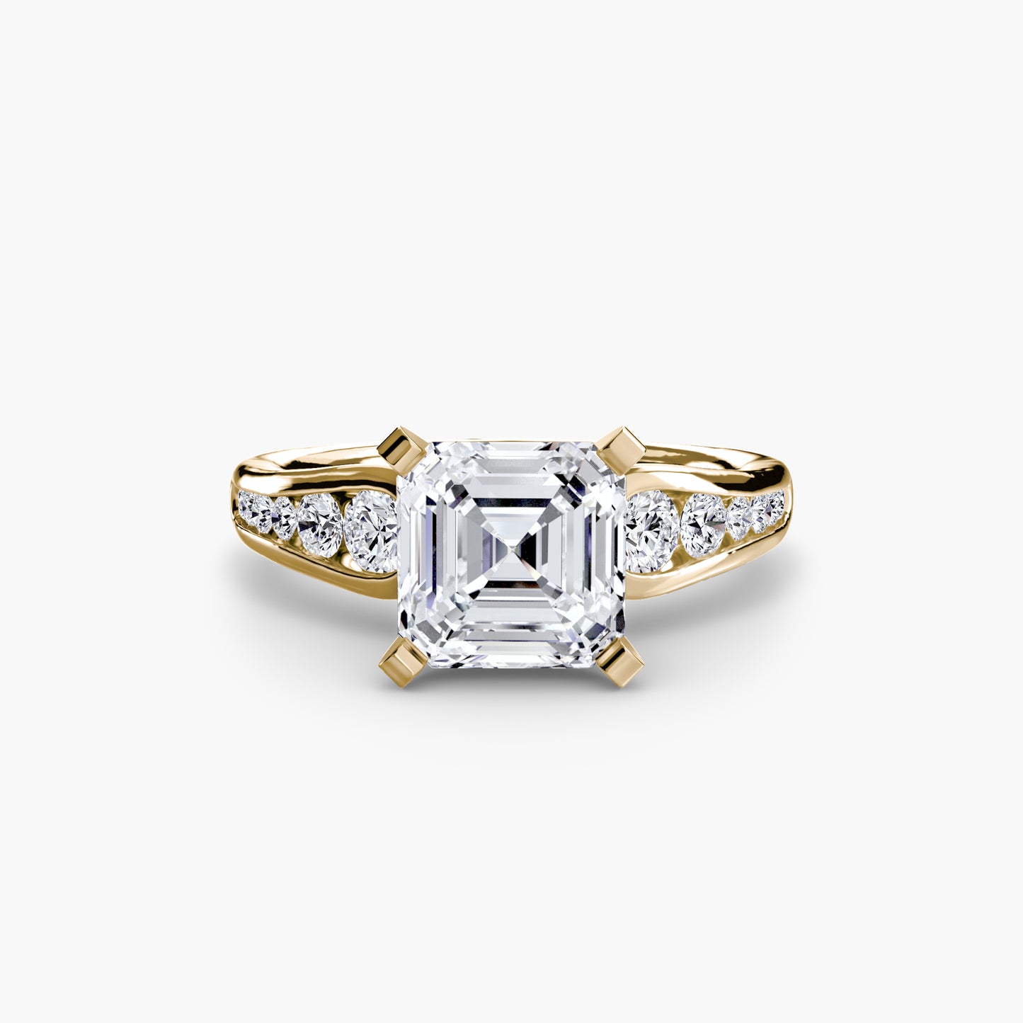 Pierścionek zaręczynowy Solitaire with Pavé 2 - oprawa