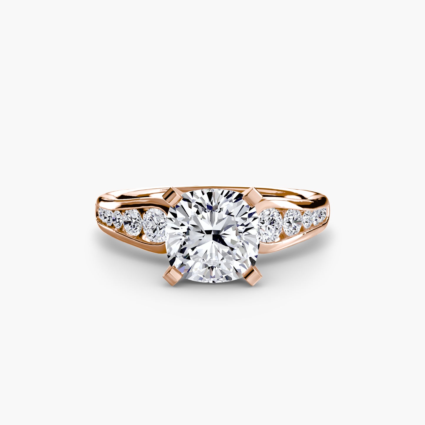 Pierścionek zaręczynowy Solitaire with Pavé 2 - oprawa