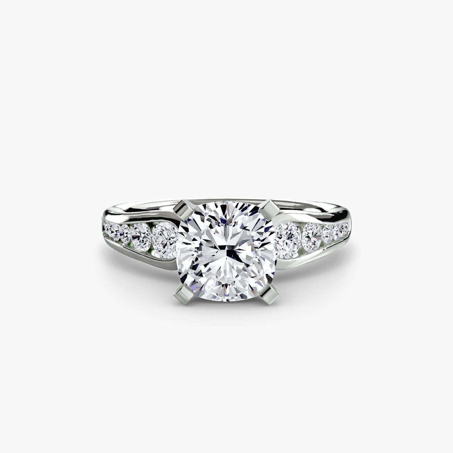 Pierścionek zaręczynowy Solitaire with Pavé 2 - oprawa