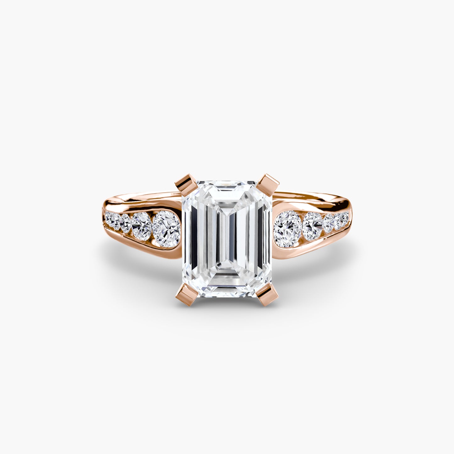 Pierścionek zaręczynowy Solitaire with Pavé 2 - oprawa