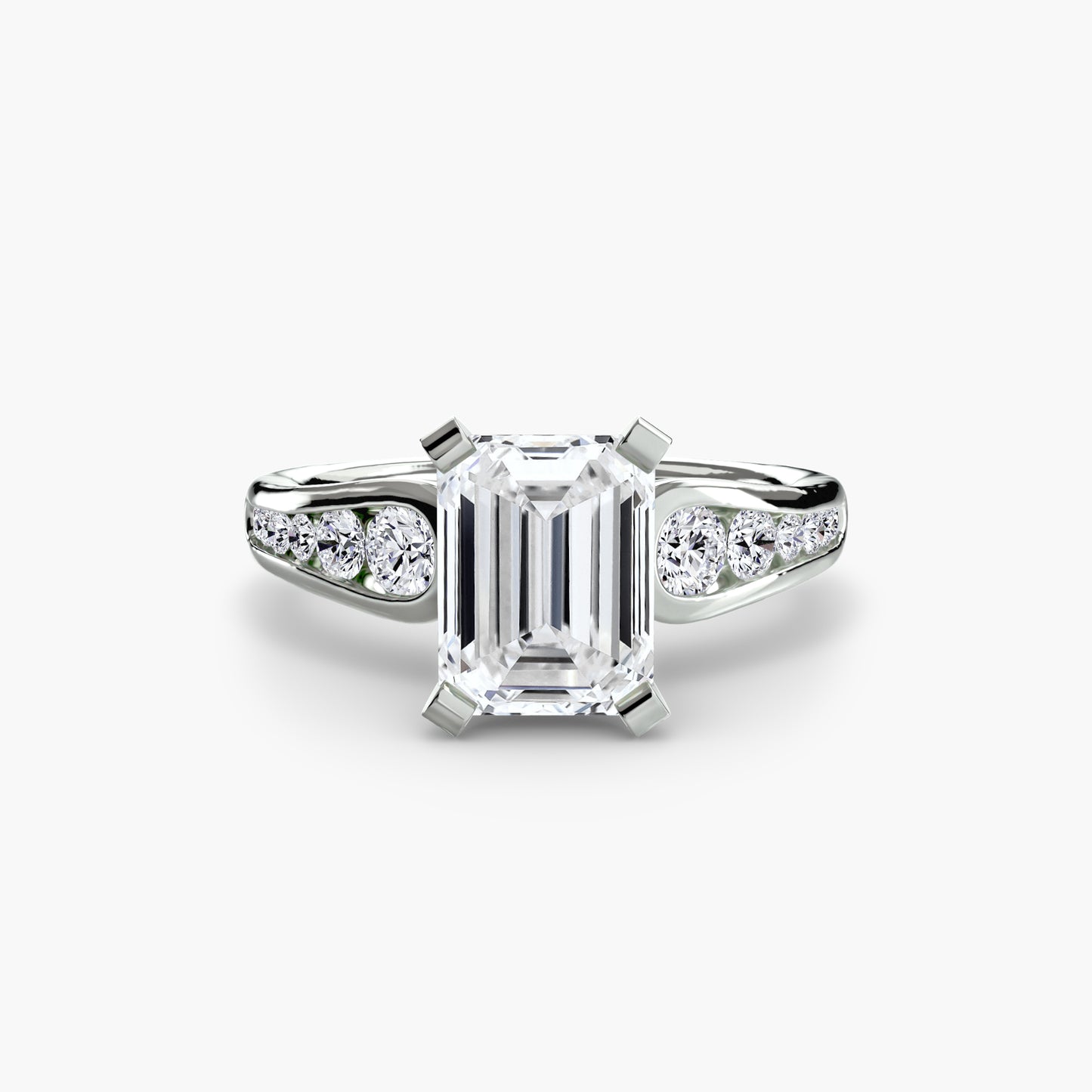 Pierścionek zaręczynowy Solitaire with Pavé 2 - oprawa