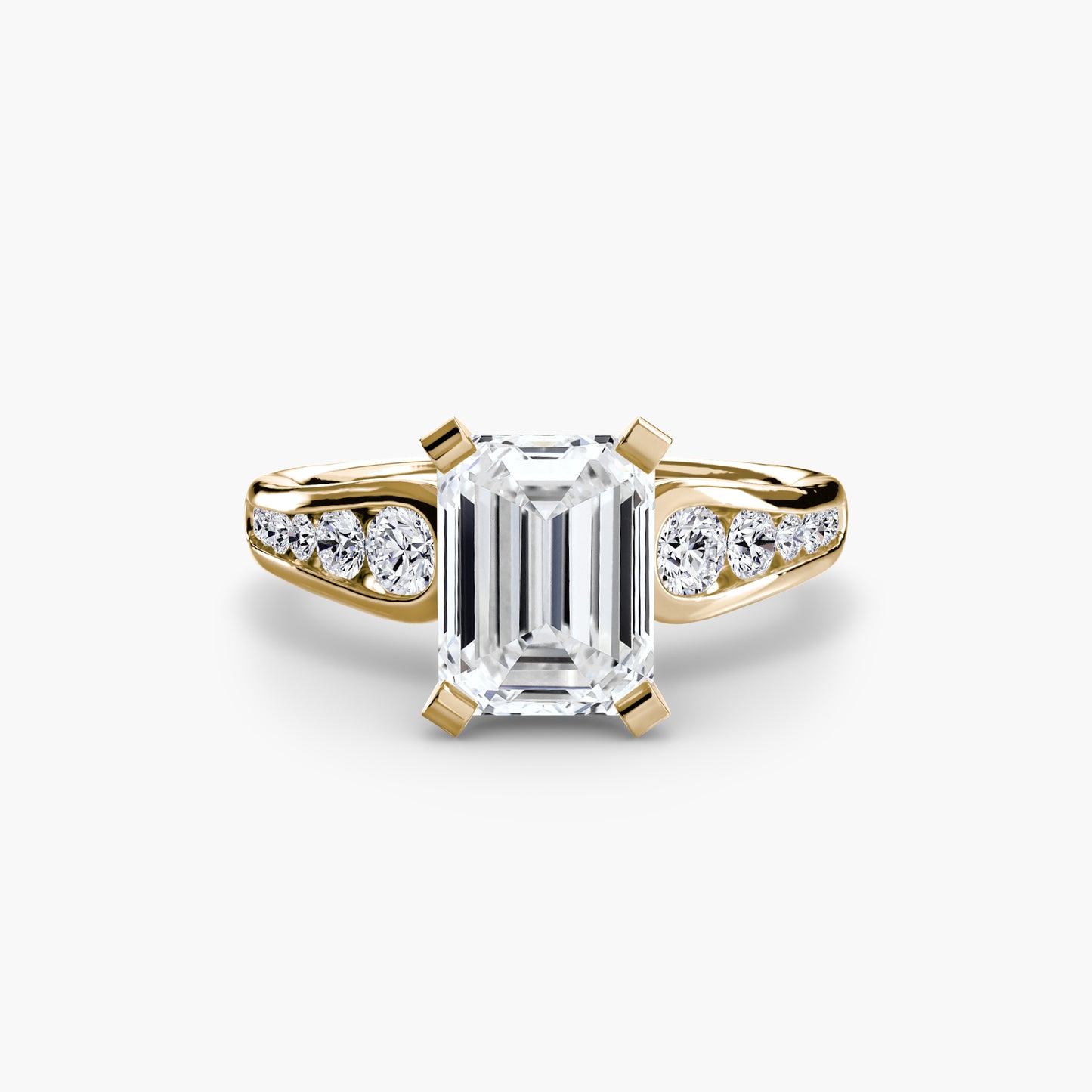 Pierścionek zaręczynowy Solitaire with Pavé 2 - oprawa