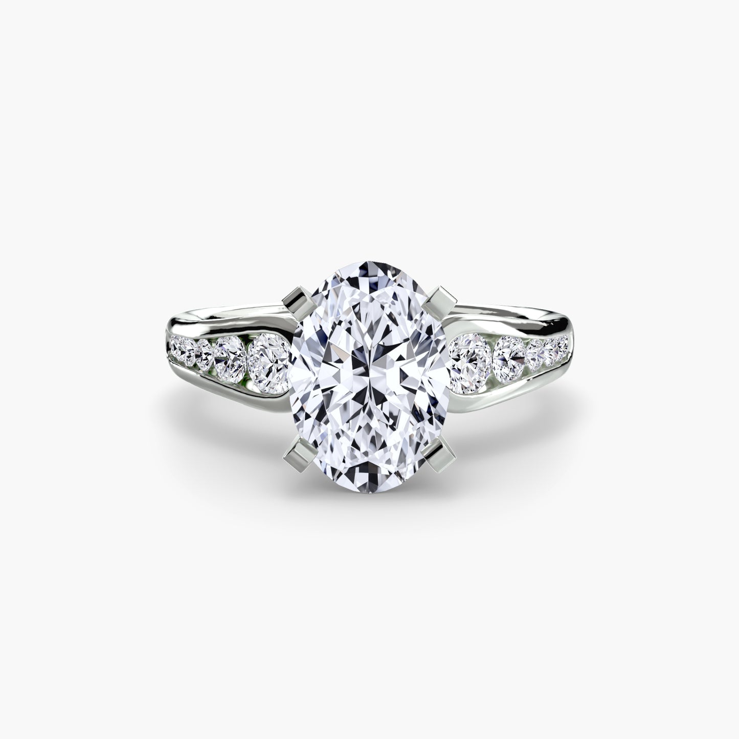 Pierścionek zaręczynowy Solitaire with Pavé 2 - oprawa