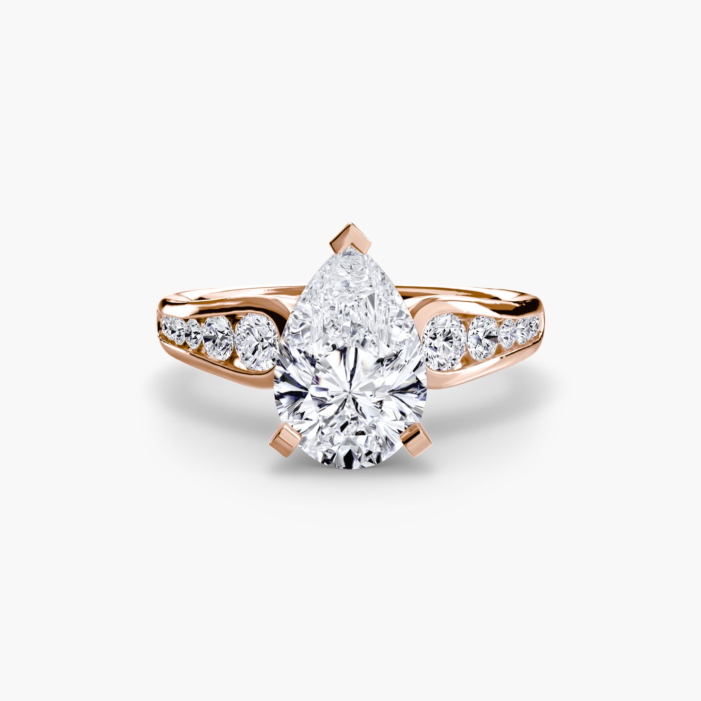 Pierścionek zaręczynowy Solitaire with Pavé 2 - oprawa