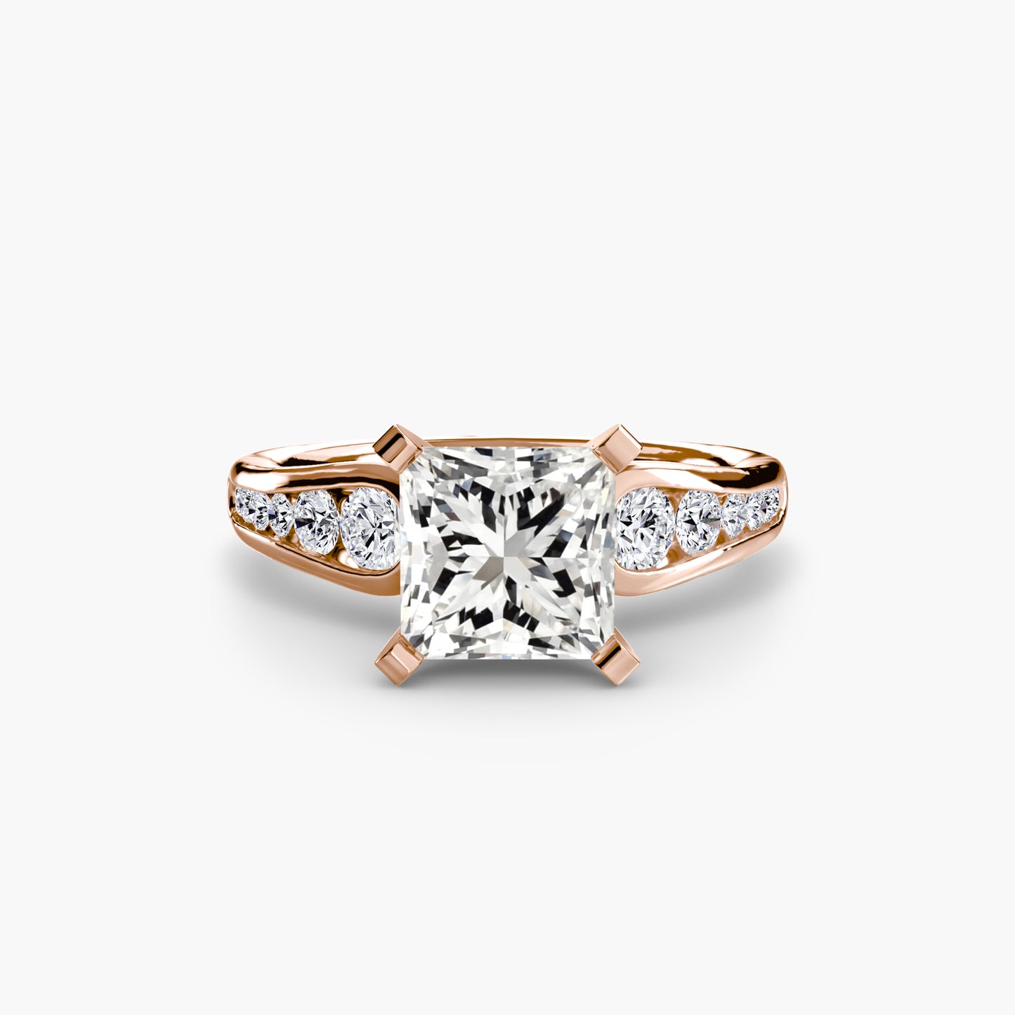 Pierścionek zaręczynowy Solitaire with Pavé 2 - oprawa