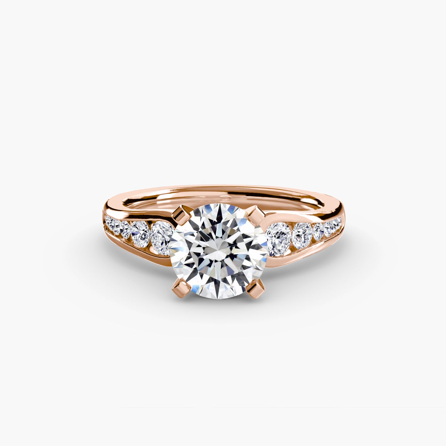Pierścionek zaręczynowy Solitaire with Pavé 2 - oprawa