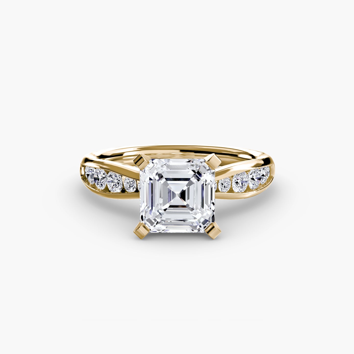 Pierścionek zaręczynowy Solitaire with Pavé 3 - oprawa